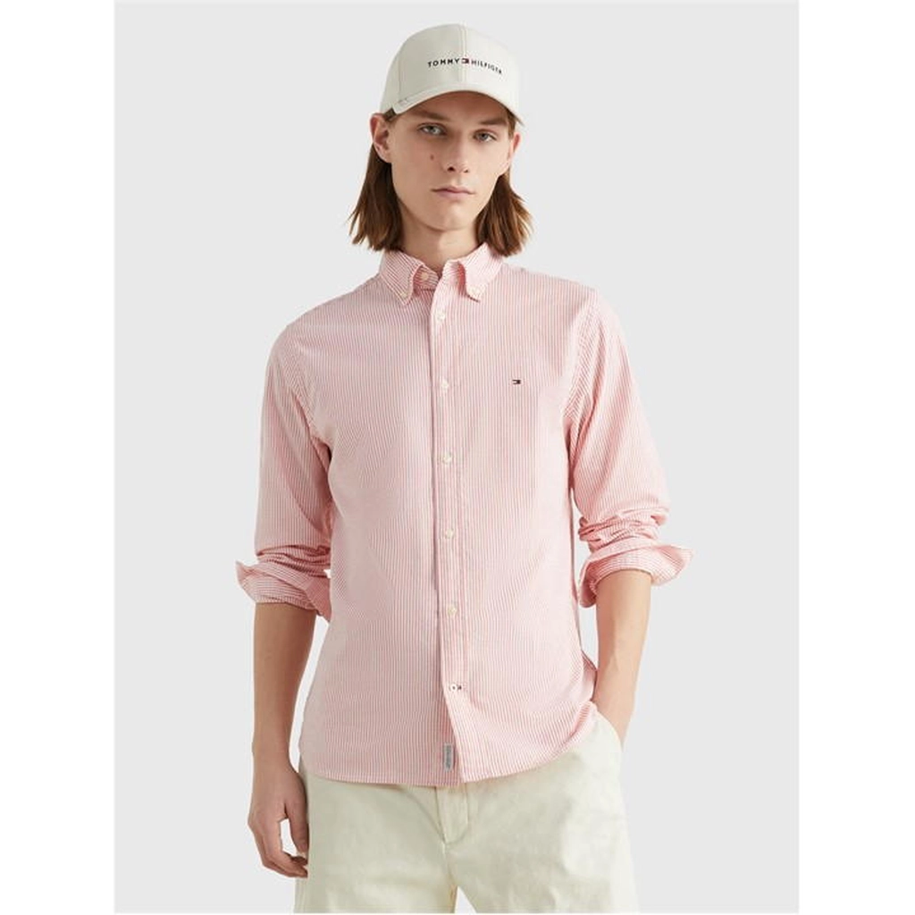 Tommy Hilfiger 1985 Flex Oxford Shirt - Orange